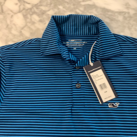 Vineyard vibes Sankaty polo, size XS, Blue Depth/keel blue, NWT - Picture 2 of 7